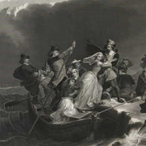Landing of the Pilgrims on Plymouth Rock, 1620