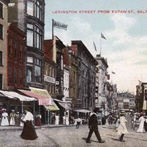 Lexington Street, Baltimore, Maryland, USA