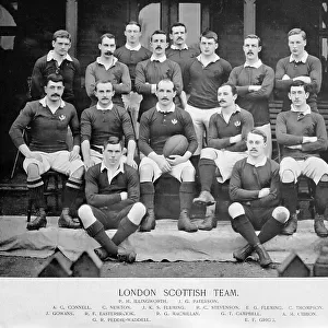 London Scottish Rugby Team in the 1890s