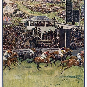 Looking Down at Epsom: A Finish for the Derby