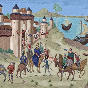 Louis II of Bourbon (1337-1410) in Genoa, to lead the Mahdia