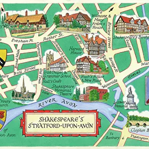 Map - Shakespeare's Stratford-upon-Avon