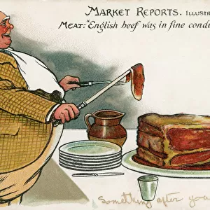 Market Reports - English Country Squire carves the beef