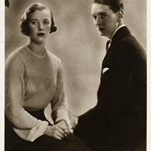 Miss Olive Plunket and Lord Milton by Madame Yevonde