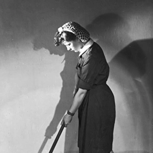 Mopping Linoleum 1940S