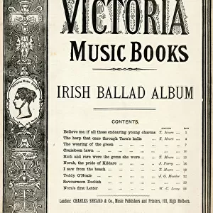 Music cover, Victoria Music Books