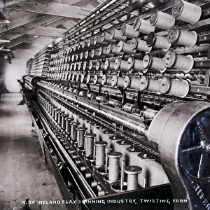 N. of Ireland Spinning Industry, Twisting Yarn