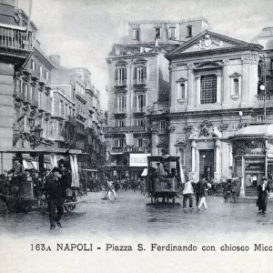 Naples, Italy - Piazza Triesti e Trento