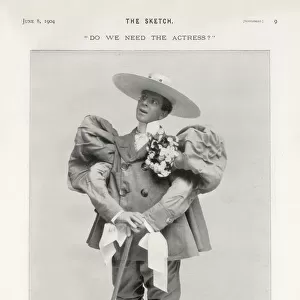 Do we need the Actress?. Mr Edgar Atchison-Ely in Rational Dress. Date: 1904