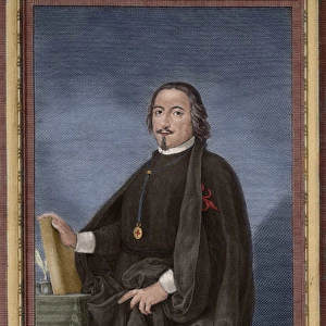 Nicolas Antonio (1617-1684). Spanish bibliographer. Portrait