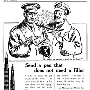 Onoto Pen Advertisement, World War One