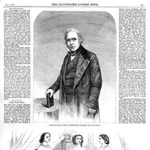 A page from The Illustrated London News, 7th January 1860