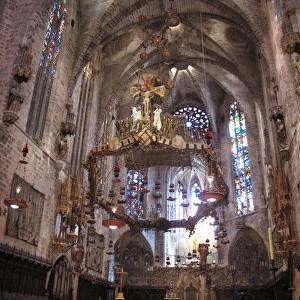 Palma, Mallorca, Spain, - Alter- Cathedral Sa Seu