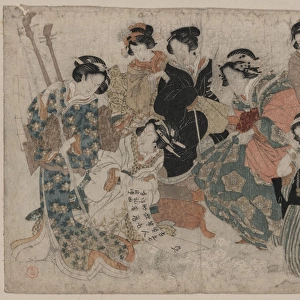 Parody of the seven sages of the bamboo grove