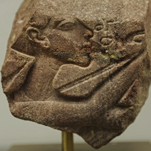 Pharaoh Akhenaten. Relief. El-Amarna. Egypt