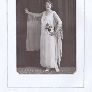 A portrait of the actress-manager Marie Lohr, London, 1922