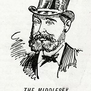 Portrait, manager of the Middlesex Music Hall, London