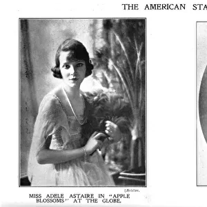 Portraits of Adele and Fred Astaire appearing in Apple Blossoms at the Globe Theatre, New York (1919). Produced by Charles Dillingham Date: 1919
