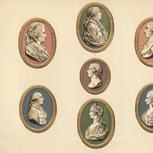 Portraits of King George III and Queen Charlotte