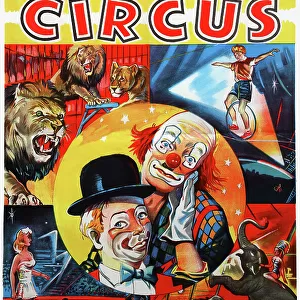 Poster, Robert Brothers Circus, Caernarvon, Wales
