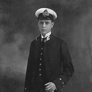 Prince Albert as a midshipman in the Royal Navy