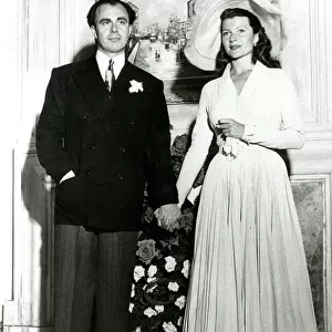 Prince Aly Khan and Rita Hayworth after their wedding