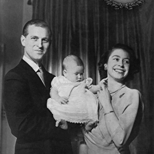 Prince Charles as a baby, 1949