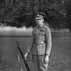 Prince Henry as a private at Eton OTC, WWI
