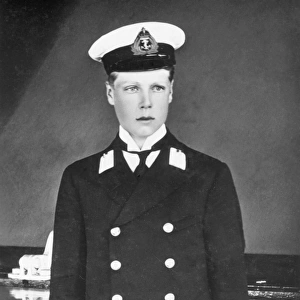 Prince of Wales as a midshipman