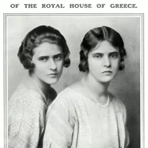 Princess Margaret and Princess Theodora of Greece