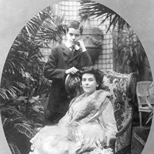 Princess Olga Valerianovna Paley and son