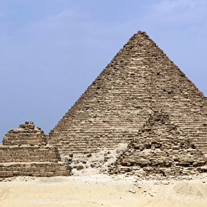 Pyramid of Menkaure in Cairo, Egypt