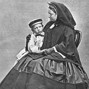 Queen Victoria and Prince Wilhelm of Prussia
