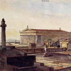 Reconstruction of the Mystic Temple of Ceres in Eleusis 1812 Date: 1812