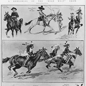 A Rehearsal of the Wild West show