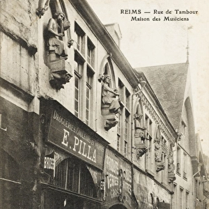 Reims, France - Rue de Tambour