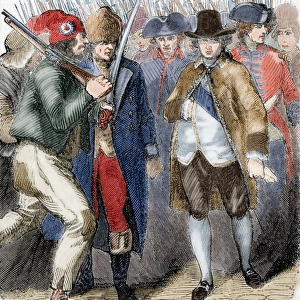 Return of Louis XVI to Paris after his arrest at Varennes af