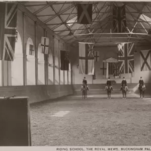 Riding School in the Royal Mews Date: 1920s