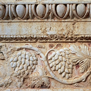 Roman Art. Syria. Palmyra. Decorative detail in the monument