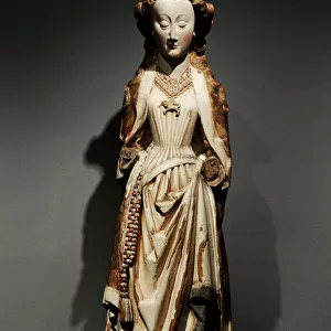 Saint Barbara, c. 1470, by Master of the Statues of Koudewat