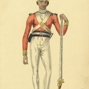 Sepoy, sipahee or native Indian soldier