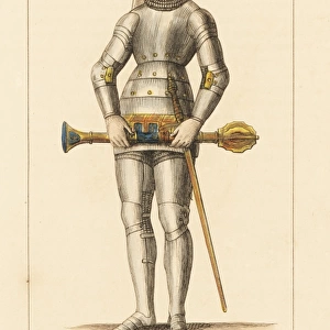 Sergeant at arms, royal guard, mace-bearer, 13th century