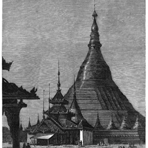 The Shwei Dagon Pagoda at Rangoon