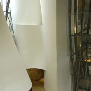 SPAIN. Bilbao. Guggenheim Museum Bilbao. Interior