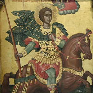 St. Demetrius. Painted in 1730. Wooden iconostasis of the ch