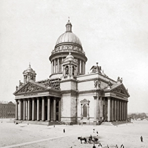 St Isaacs Cathedral, St Petersburg, Russia, circa 1890
