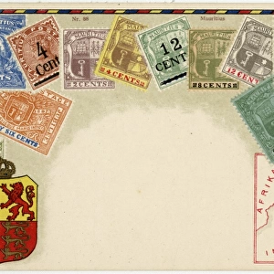 Stamp Card produced by Ottmar Zeihar - Mauritius