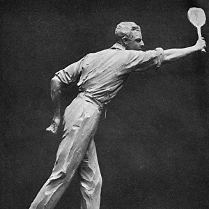 Statue of the tennis player, Anthony Wilding