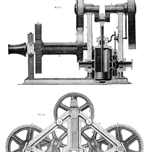 Steam Whipping Engine by J. Scott Russell and Co