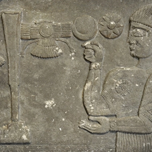 Stele with relief depicting Assyrian official Bel-Harran-bel